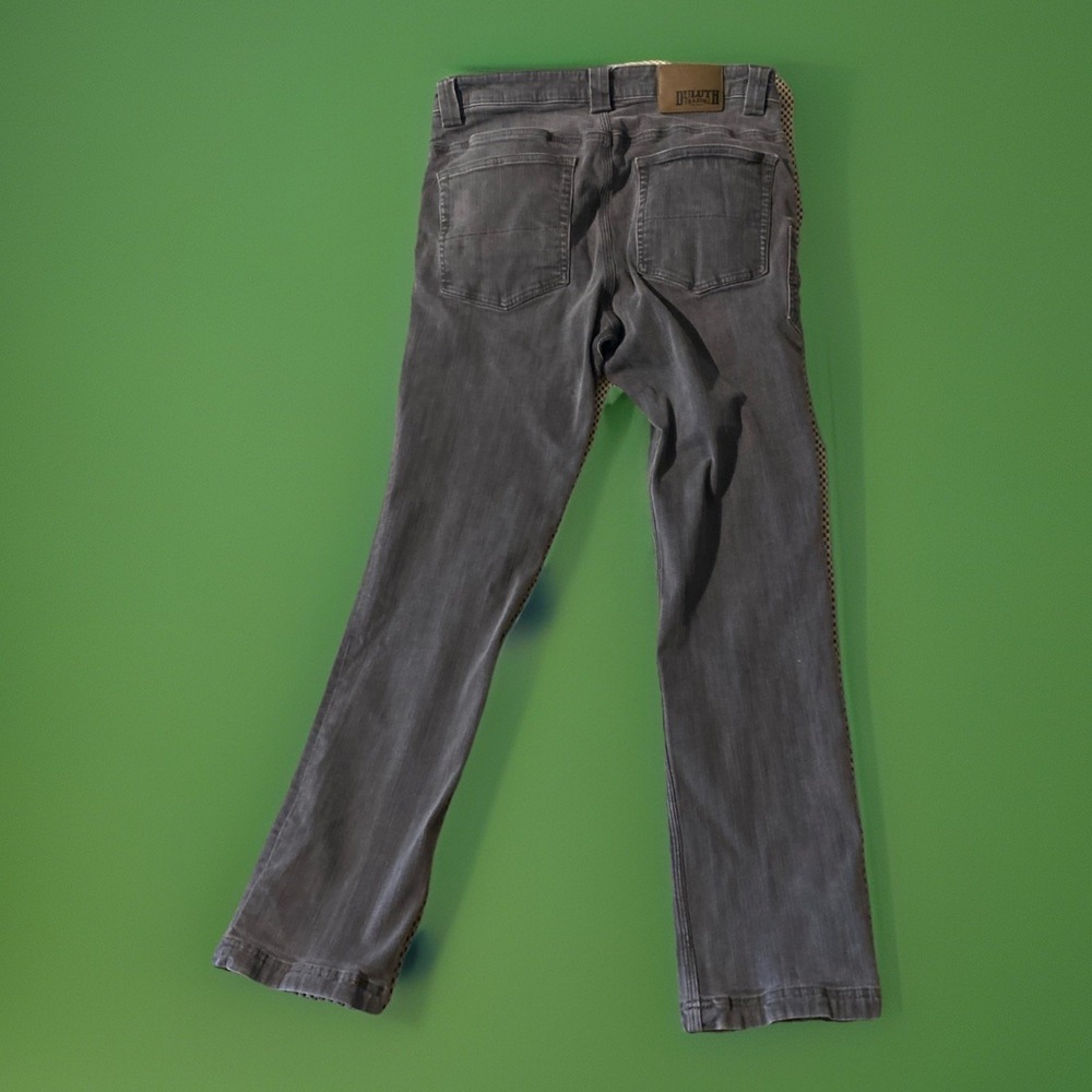 Duluth Ballroom Double Flex Slim Jeans Work Wear Gray Mens 34x32